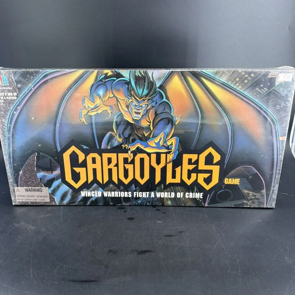 VTG 1994 Gargoyles Winged Warriors Board Game By Milton Bradley